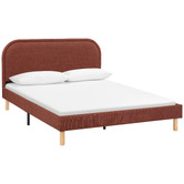 Temple &amp; Webster Elba Upholstered Bed Frame