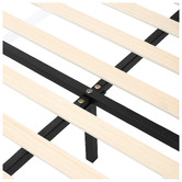 Temple &amp; Webster Lozenge Upholstered Bed