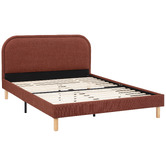 Temple &amp; Webster Elba Upholstered Bed Frame