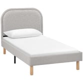 Temple &amp; Webster Elba Upholstered Bed Frame