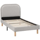 Temple &amp; Webster Elba Upholstered Bed Frame