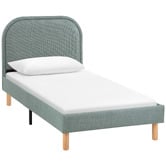 Temple &amp; Webster Elba Upholstered Bed Frame