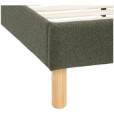 Temple &amp; Webster Lozenge Upholstered Bed