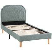 Temple &amp; Webster Elba Upholstered Bed Frame