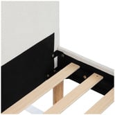 Temple &amp; Webster Ripple Chenille Bed Frame