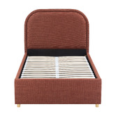 Temple &amp; Webster Elba Upholstered Gas Lift Storage Bed Frame