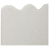 Temple &amp; Webster Ripple Chenille Bed Frame