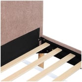 Temple &amp; Webster Ripple Chenille Bed Frame