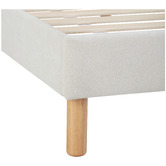 Temple &amp; Webster Ripple Chenille Bed Frame