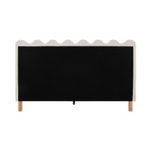 Temple &amp; Webster Ripple Chenille Bed Frame