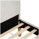Temple &amp; Webster Ripple Chenille Bed Frame