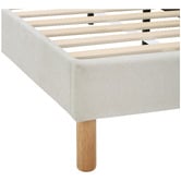 Temple &amp; Webster Ripple Chenille Bed Frame