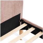 Temple &amp; Webster Ripple Chenille Bed Frame