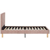 Temple &amp; Webster Ripple Chenille Bed Frame