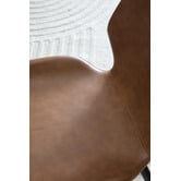 Temple &amp; Webster Tan Soren Faux Leather Dining Chairs