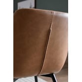 Temple &amp; Webster Tan Soren Faux Leather Dining Chairs