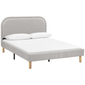 Temple &amp; Webster Elba Upholstered Bed Frame