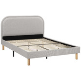 Temple &amp; Webster Elba Upholstered Bed Frame