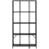 Temple &amp; Webster Miles 5 Tier Iron Bookshelf