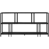Temple &amp; Webster Miles 3 Tier Iron Bookshelf