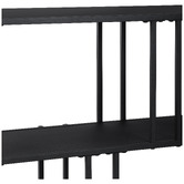 Temple &amp; Webster Miles 3 Tier Iron Bookshelf