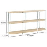 Temple &amp; Webster Roame 3 Tier Bookshelf