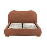 Temple &amp; Webster Paloma Boucle Gas Lift Storage Bed