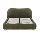 Temple &amp; Webster Paloma Boucle Gas Lift Storage Bed