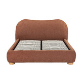 Temple &amp; Webster Paloma Boucle Gas Lift Storage Bed