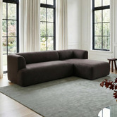 Temple &amp; Webster Gala Boucle 4 Seater Sofa with Chaise