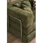 Temple &amp; Webster Jemima 3 Seater Queen Boucle Sofa Bed