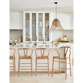 Temple &amp; Webster Coco Rattan Weave Pendant Light