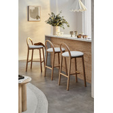 Temple &amp; Webster Margot Felt Scalloped Pendant Light