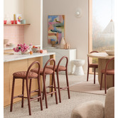 Temple &amp; Webster Margot Felt Scalloped Pendant Light