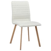 Temple &amp; Webster 6 Seater Hayden Glass Dining Table &amp; Chair Set