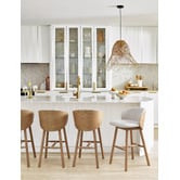 Temple &amp; Webster Coco Rattan Weave Pendant Light