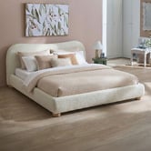 Temple &amp; Webster Paloma Boucle Bed