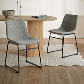 Temple &amp; Webster Phoenix Upholstered Dining Chairs
