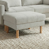 Temple &amp; Webster Oslo Upholstered Ottoman