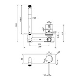Temple &amp; Webster Nomad 900mm Vanity Package with Rectangular Basin &amp; Wall Mixer