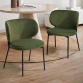 Temple &amp; Webster Petra Upholstered Dining Chairs
