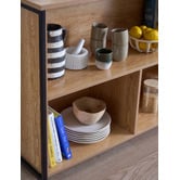 Temple &amp; Webster Kaida Kitchen Island Bench with Storage