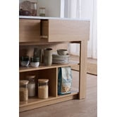 Temple &amp; Webster Ambrose Extendable Kitchen Island Bench with Storage