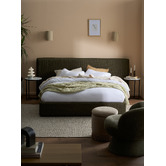 Temple &amp; Webster Lofty Upholstered Queen Bed