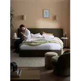 Temple &amp; Webster Lofty Upholstered Queen Bed