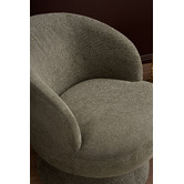 Temple &amp; Webster Eloise Chenille Swivel Armchair