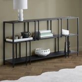 Temple &amp; Webster Miles 3 Tier Iron Bookshelf