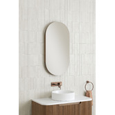 Temple &amp; Webster Mecca 450mm Pill Mirrored Shaving Cabinet