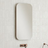 Temple &amp; Webster Mecca 450mm Rectangular Mirrored Shaving Cabinet
