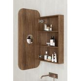 Temple &amp; Webster Mecca 450mm Rectangular Mirrored Shaving Cabinet